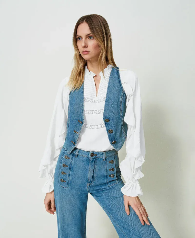 Костюмний жилет Twinset з деніму